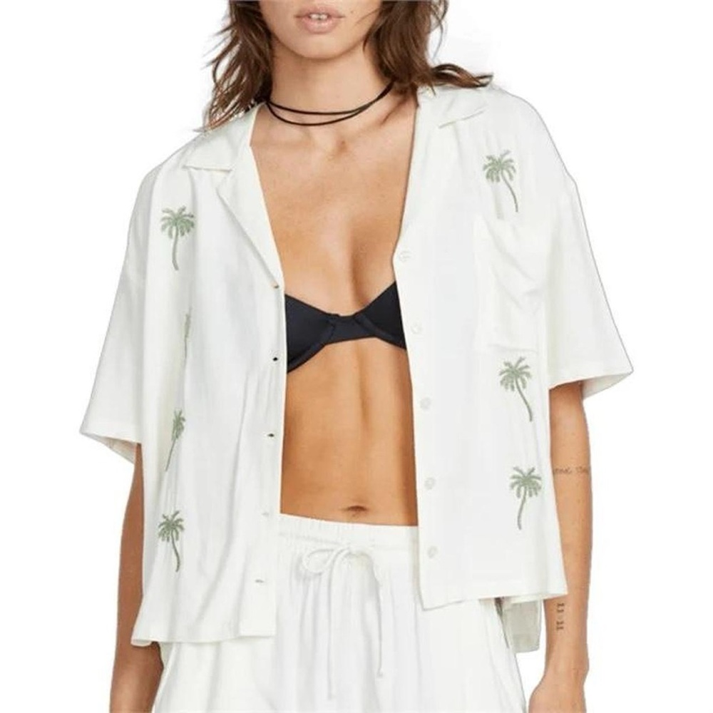 Volcom swim cover up matching set